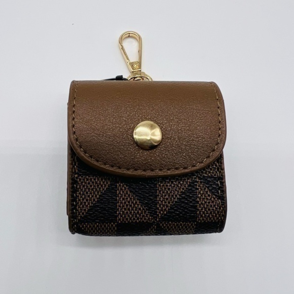 NWOT cute keychain mini bag. Black and brown color